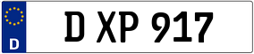 Truck License Plate